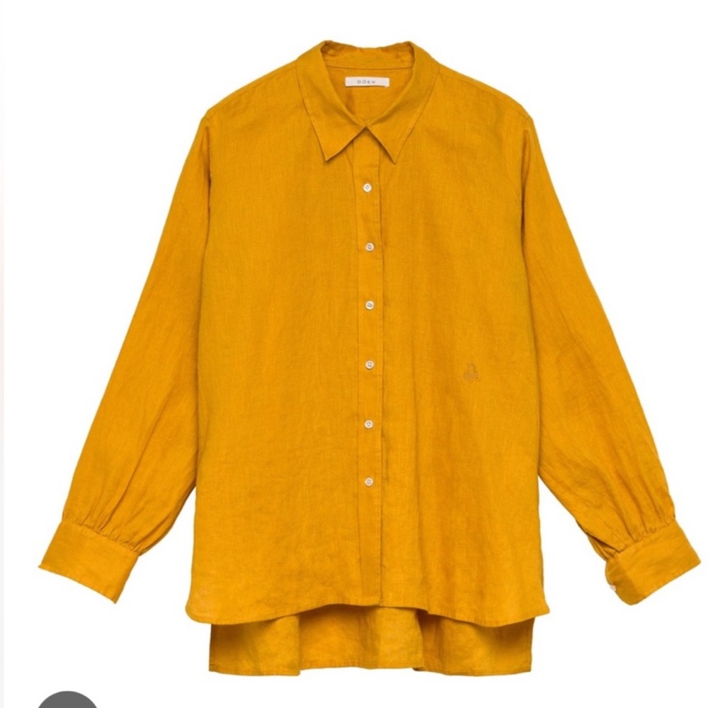 Doen Hava Linen Top Sunflower - Picture 9 of 10